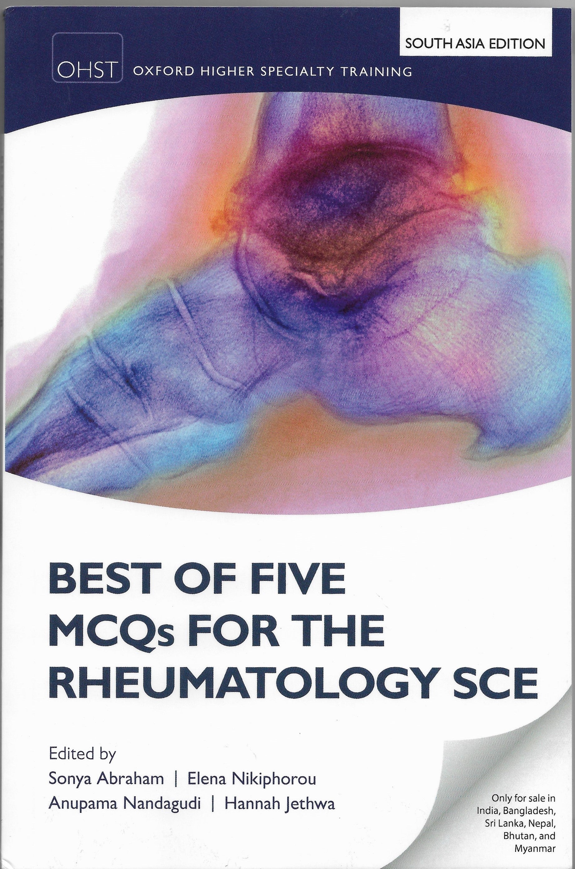 BEST OF FIVE MCQs FOR THE RHEUMATOLOGY SCE