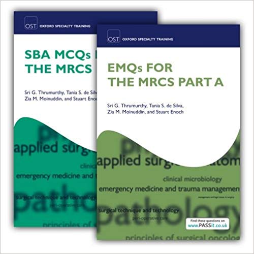 EMQs, SBA' MCQs for MRCS Part A 2 Volume Set