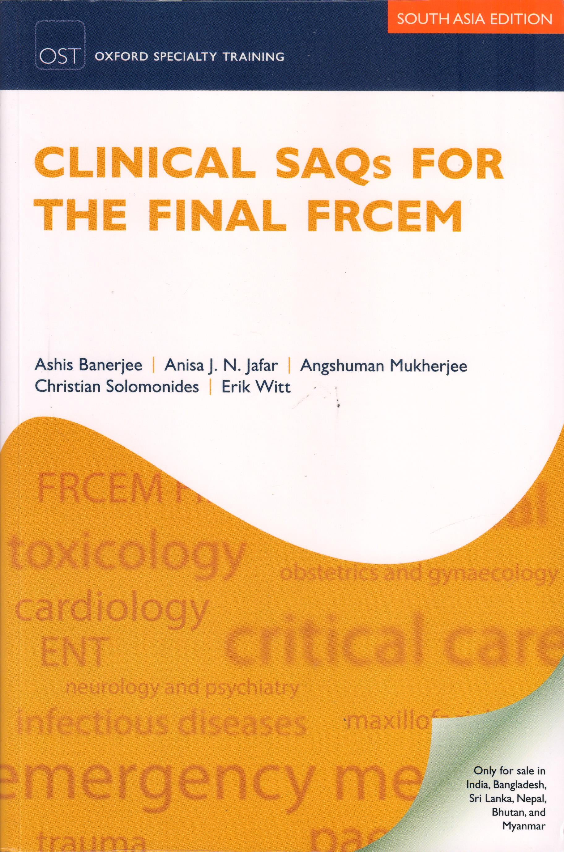 Clinical SAQs for the Final FRCEM