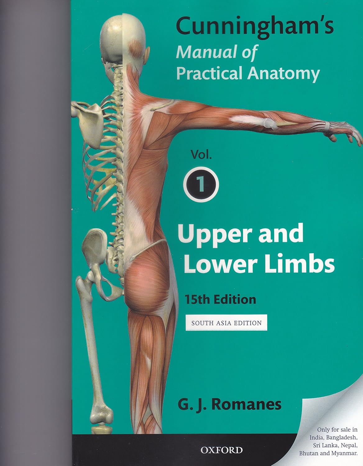 CUNNIGHAM'S MANUAL OF PRACTICAL ANATOMY VOL 1
