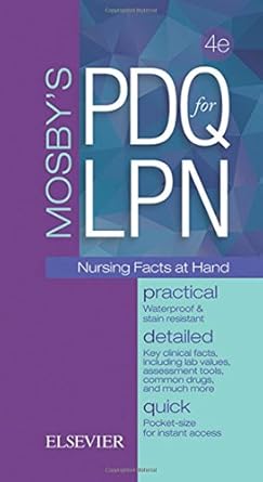Mosby's PDQ for LPN -4E
