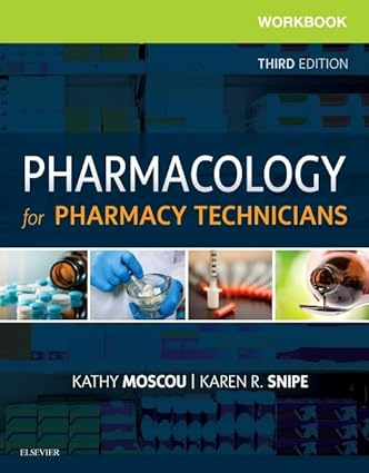 Workbook for Pharmacology for Pharmacy Technicians -3E