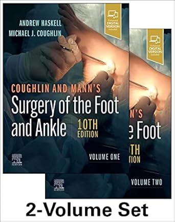 Coughlin and Mann’s Surgery of the Foot and Ankle (2-Volume Set)- 10E