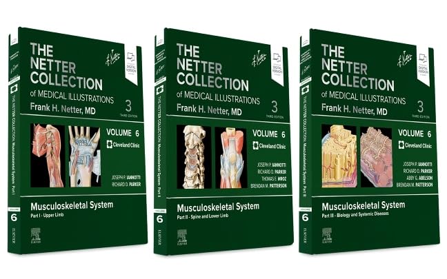 The Netter Collection of Medical Illustrations: Musculoskeletal System Package(VOL-6)-3E