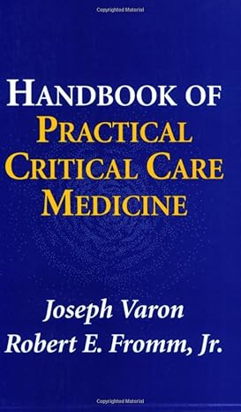 HANDBOOK OF PRACTICAL CRITICAL CARE MEDICINE