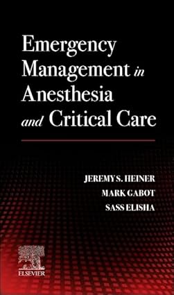 Emergency Management in Anesthesia and Critical Care - 1E