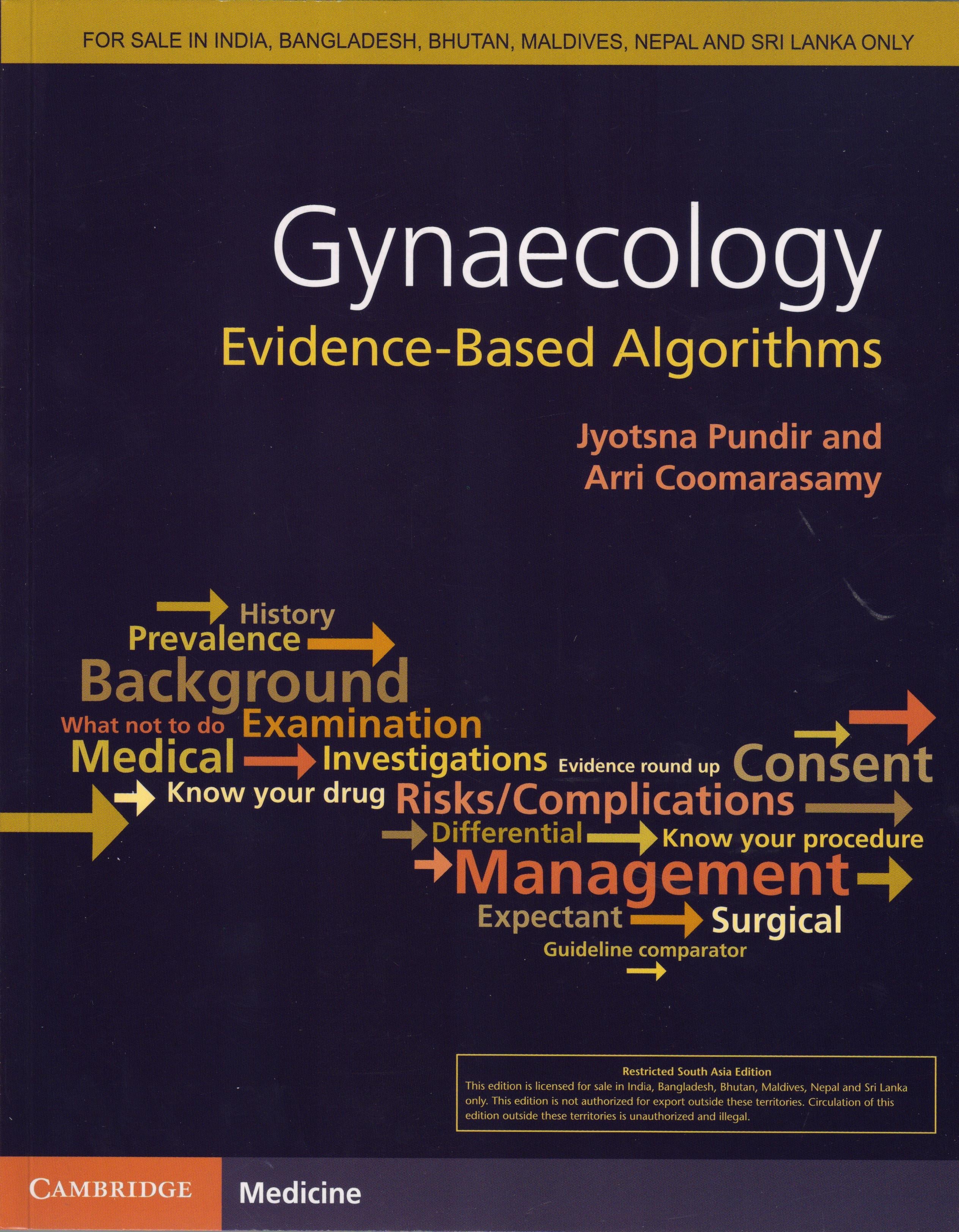 Gynaecology Evidence-Based Algorithms 1st/2017 (for MRCOG Part 1)