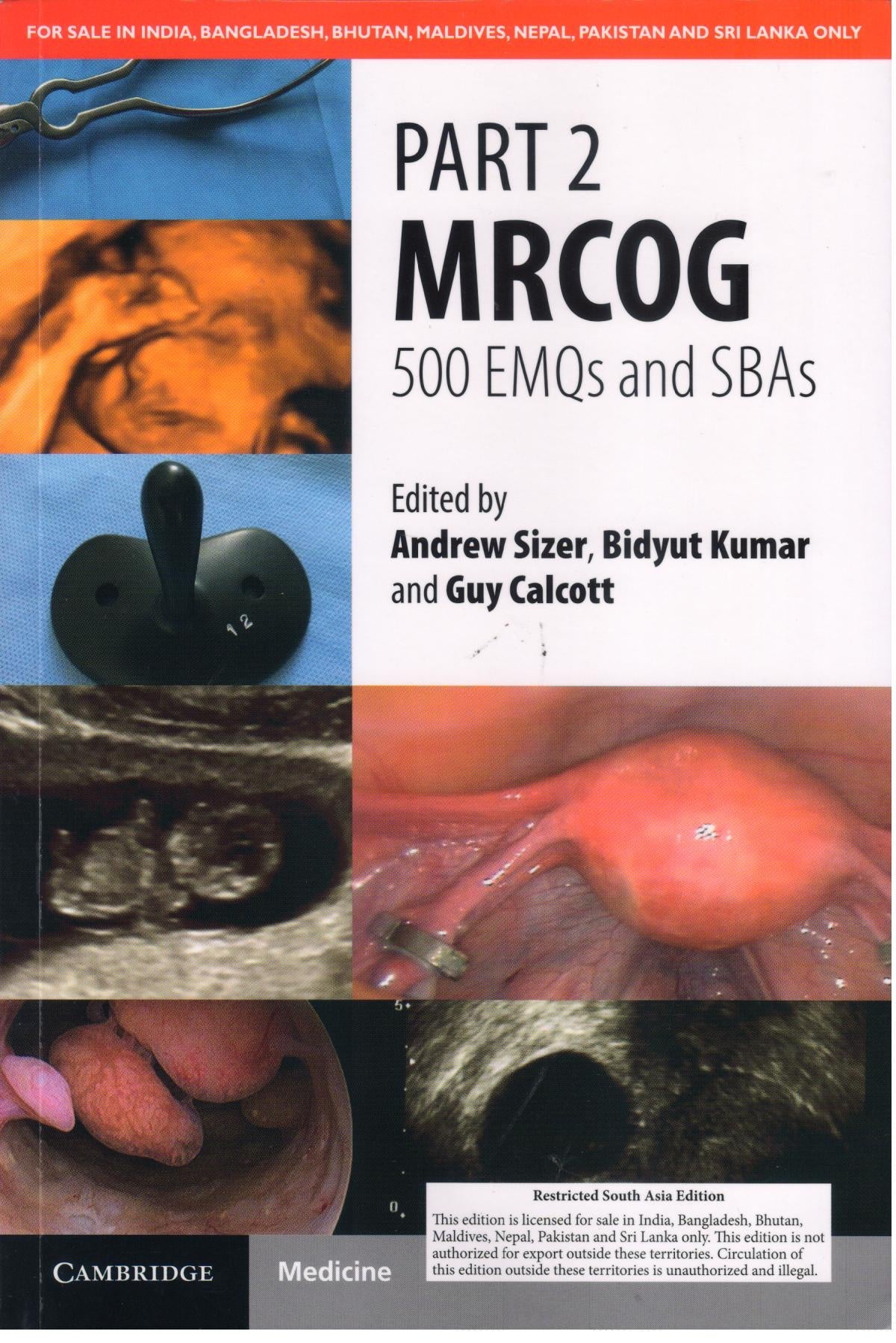 Part 2 MRCOG 500 EMQs and SBAs