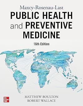 Maxcey-Rosenau-Last Public Health & Preventive Medicine -16E