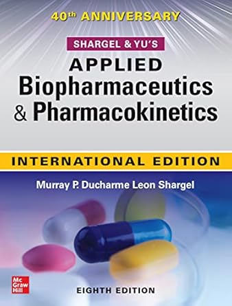 Applied Biopharmaceutics & Pharmaceokinetics (IE) - 8E