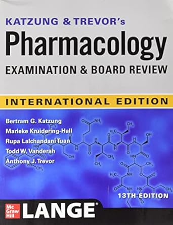 Katzung & Trevor's Pharmacology Examination Board Review (IE)-13E