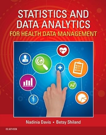 Statistics & Data Analytics for Health Data Management -1E