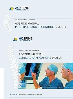 AO Spine Manual Books and DVD