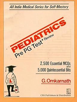 Paediatrics Pre-PG Test Review