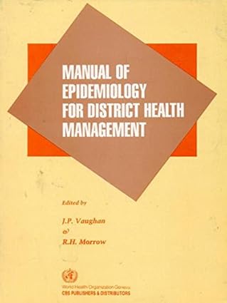 Manual Epidemiology District Health Management