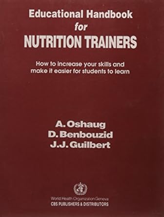 Educational Handbook Nutrition Trainers