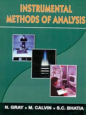 Instrumental Methods of Analysis (PB)