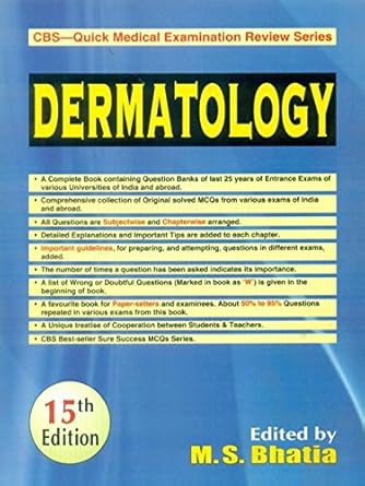 CBS Quick Medical Examination Review Series:  Dermatology, 15e