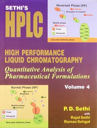 Sethi's HPLC: High Performance Liquid Chromatography: Quantitative Analysis of Pharmaceutical Formulations, Vol. 4 (HB)