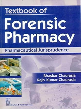 Textbook of Forensic Pharmacy: Pharmaceutical Jurisprudence (PB)