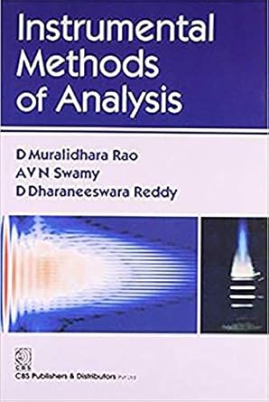 Instrumental Methods of Analyis