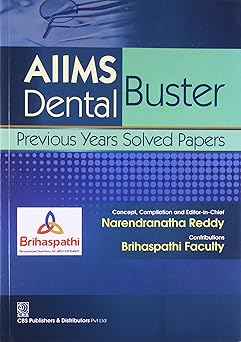 AIIMS Detal Buster-Previous Yeaers Solved Papers 2014