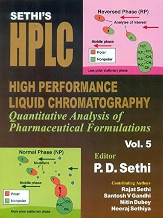 SETHI’S HPLC High Performance Liquid Chromatography: Quantitative Analysis of Pharmaceutical Formulations, Vol. 5 (HB)