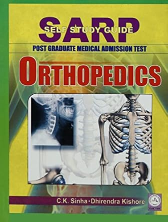 SARP- Self Study Guide Post Graduate Medical Admission Test Orthopedics, 8e (PB)