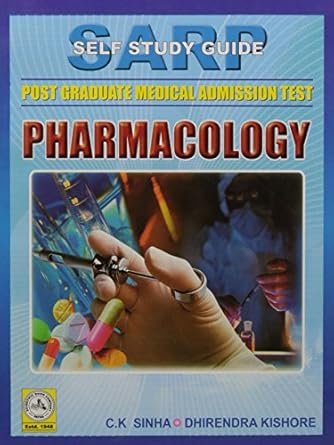 SARP- Self Study Guide Post Graduate Medical Admission Test Pharmacology , 7e (PB)