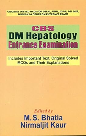 CBS DM Hepatology Entrance Examination (PB)