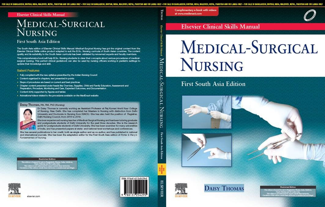 Elsevier Clinical Skills Manual Vol 2: Medical Surgical Nursing, 1SAE