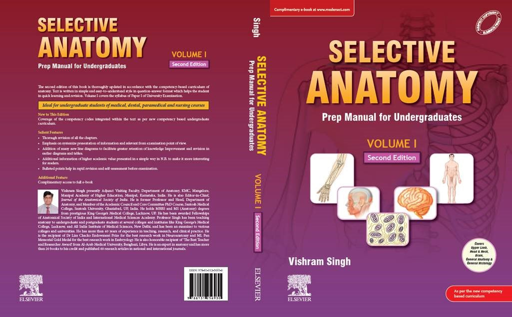 Selective Anatomy: Prep Manual for Undergraduates, Vol I, 2e