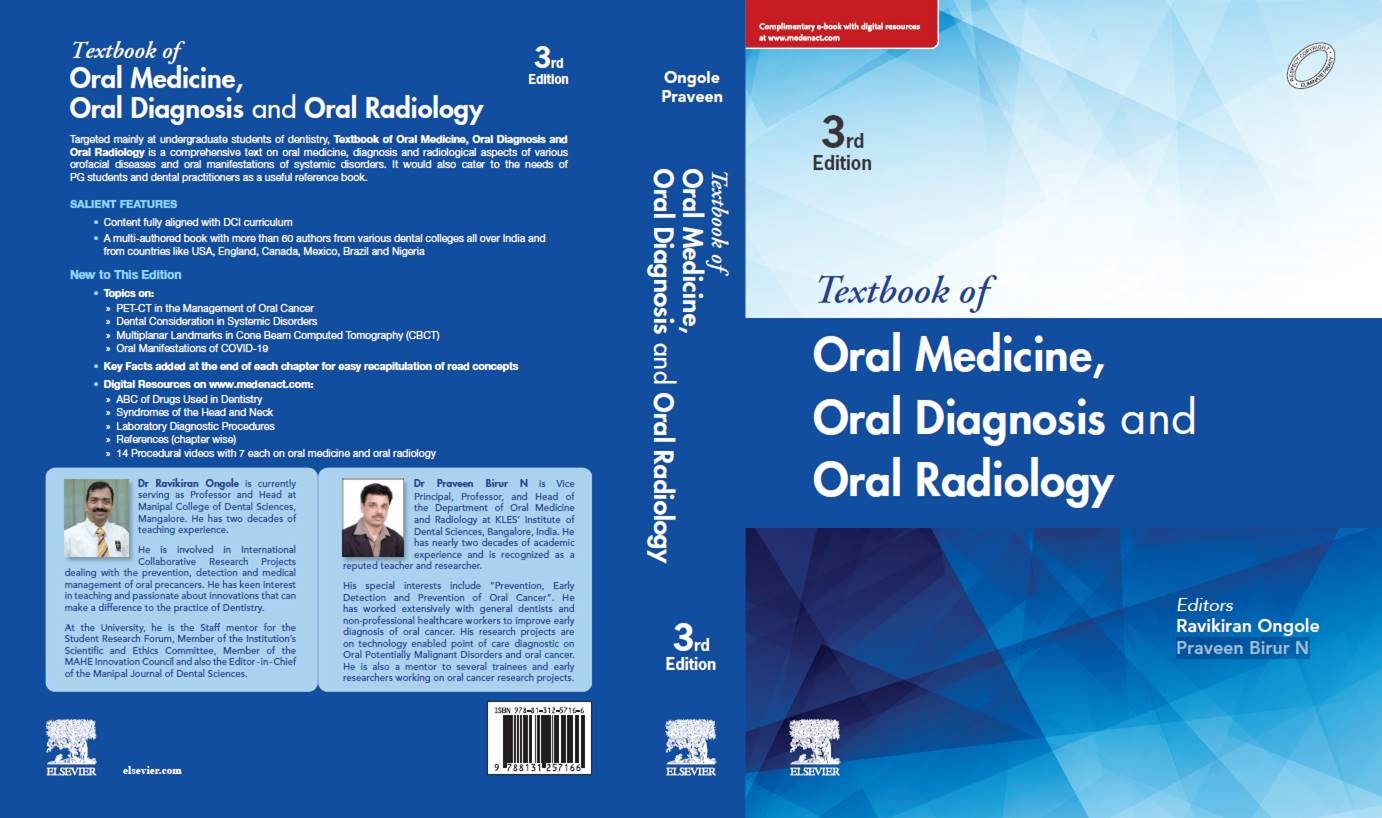 Textbook of Oral Medicine, Oral Diagnosis and Oral Radiology, 2e