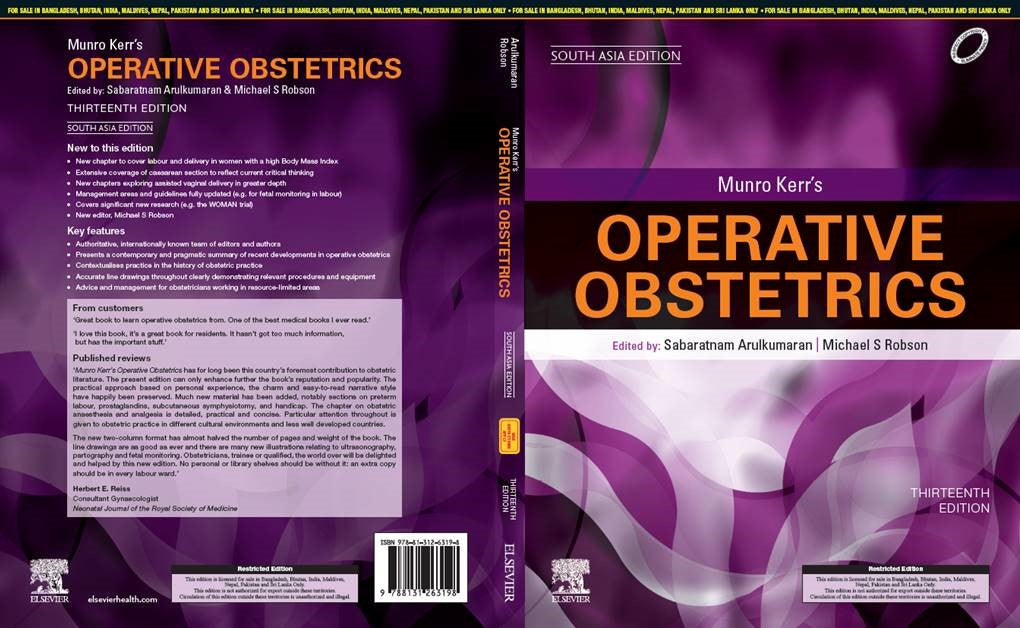 Munro Kerr's Operative Obstetrics, 13e - South Asia Edition