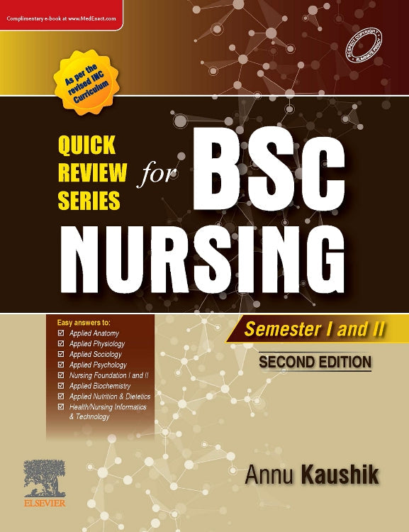 Quick Review Series for B.Sc. Nursing: 1st Year, 2e