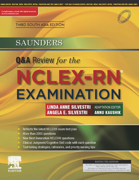 Saunders Q&A Review for the NCLEX-RN® Examination, Third South Asia Edition