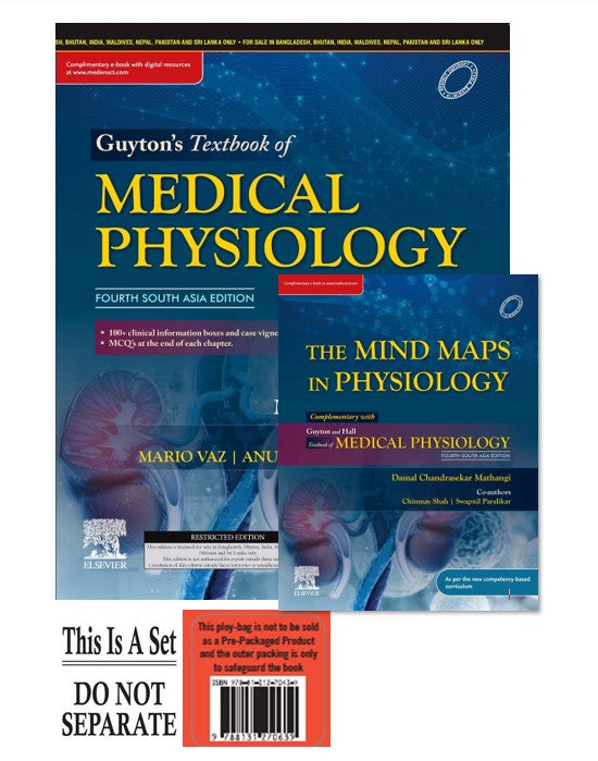 Guyton's Textbook of Medical Physiology, 4th SAE & The Mindmaps in Physiology, 1st ed. - SET