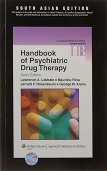 Handbook of Psychiatric Drug Therapy, 6ed