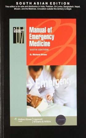 Manual of Emergency Medicine, 6ed