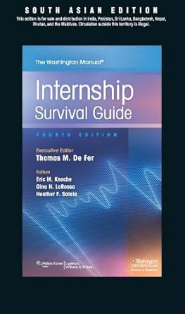 The Washington Manual of Internship Survival Guide, 4ed, with Procedure Card