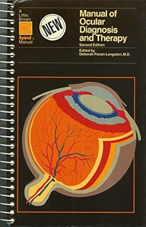 Manual of Ocular Diagnosis and Therapy, 6ed