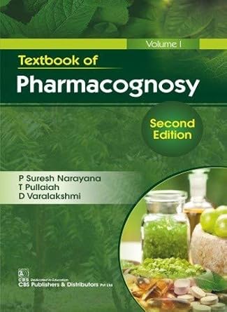 Textbook of Pharmacognosy, 2e, Vol.1 (PB)