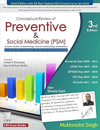 CONCEPTUAL REVIEW OF PREVENTIVE AND SOCIAL MEDICINE (PSM) 3e (PB)