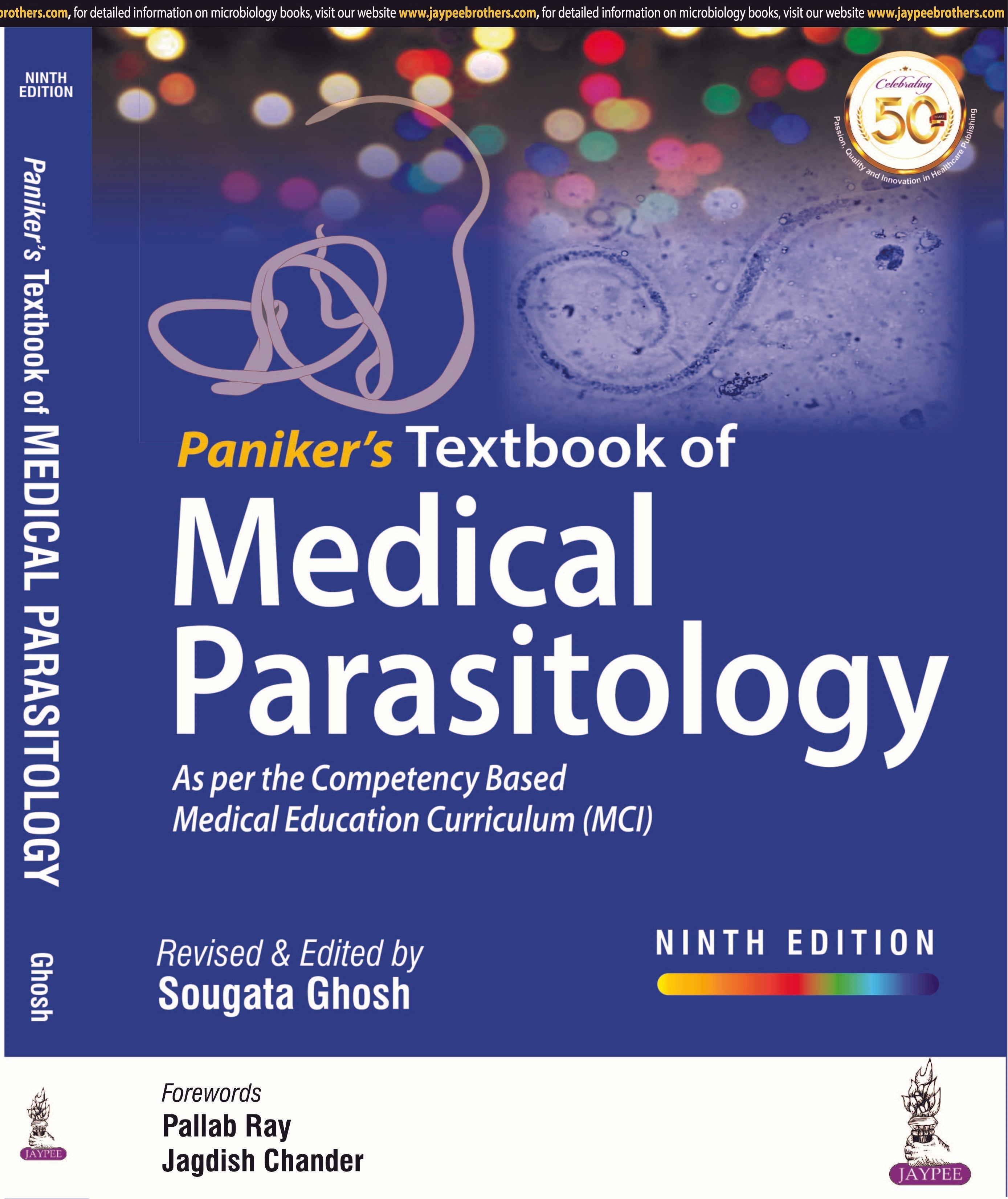 PANIKER'S TEXTBOOK OF MEDICAL PARASITOLOGY AS PER THE COMPETENCY BASED MEDICAL EDUCATION CURRICULUM