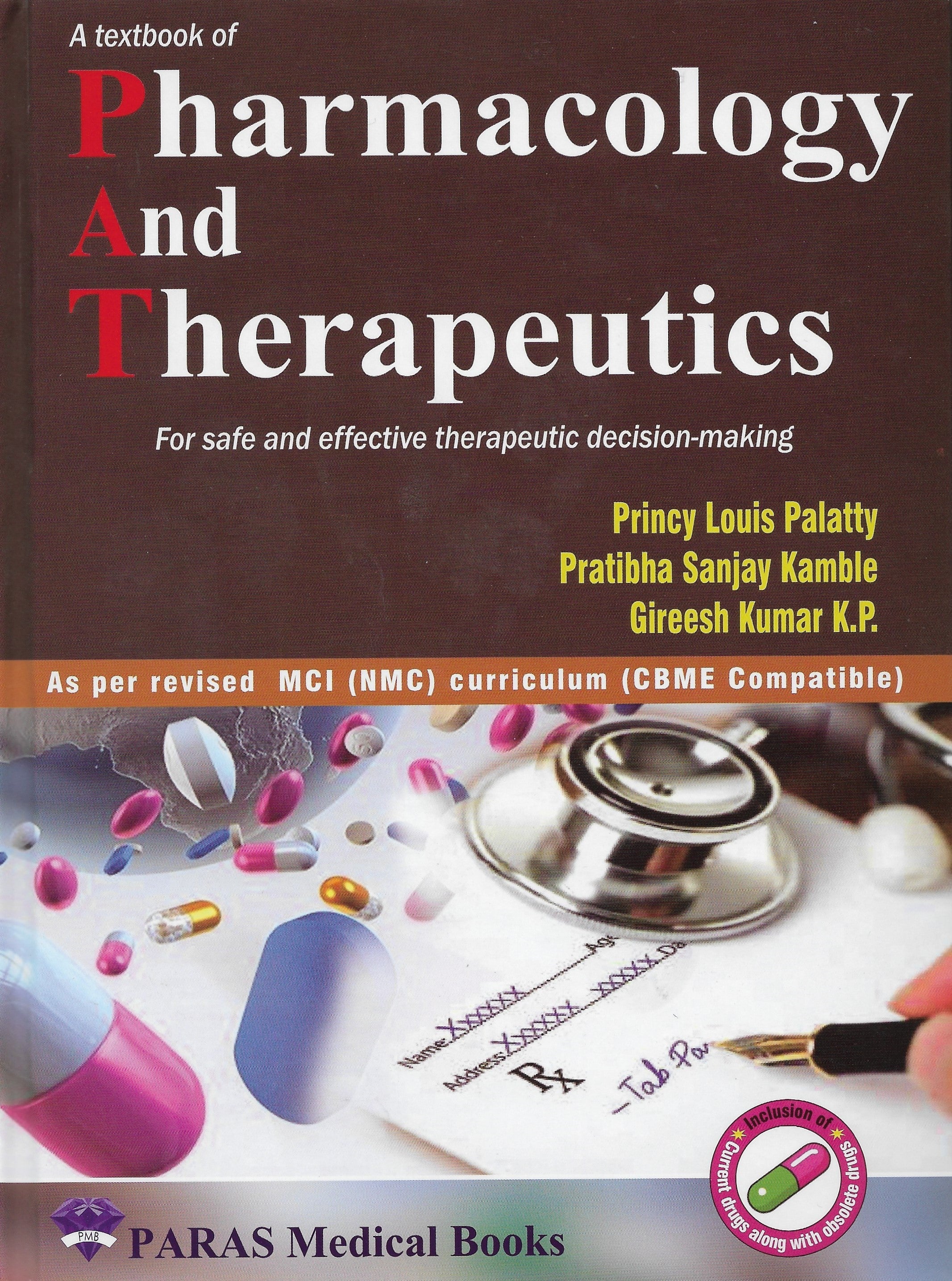 Principles of Pharmacology and Therapeutics (PAT)