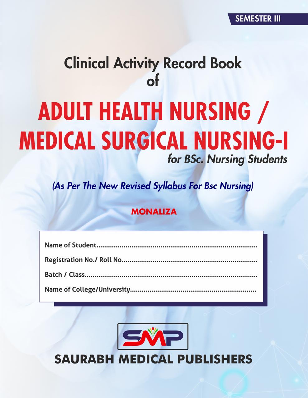 Clinical Activity Record Book of Adult Health Nursing-1