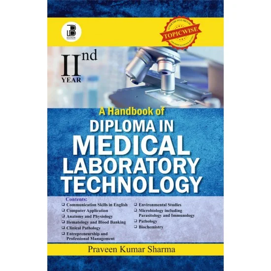 Handbook of Diploma In Medical laboratory Technology Vol. 2