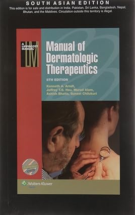 Manual of Dermatologic Therapeutics, 8ed