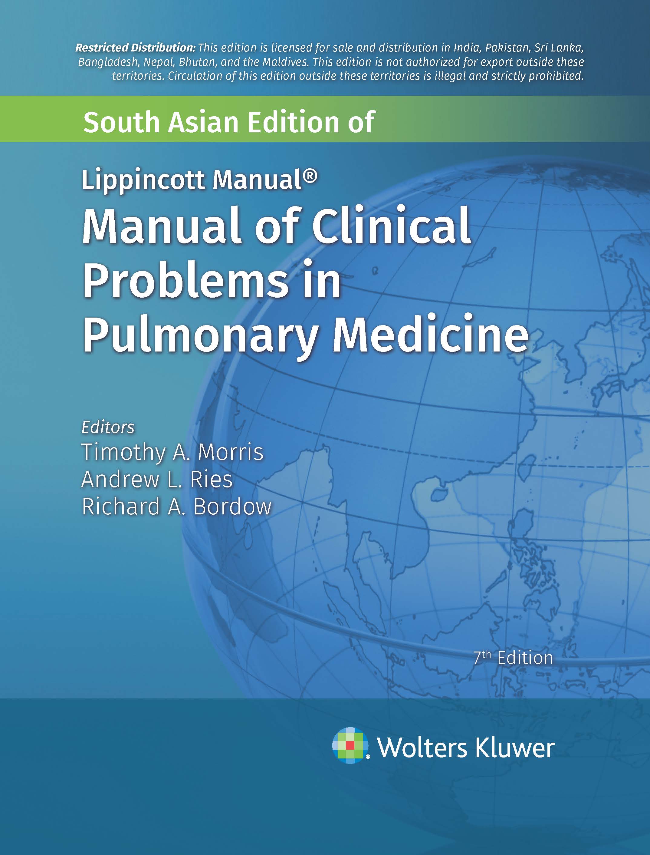 Manual of Clinical Problems in Pulmonary Medicine, 7ed