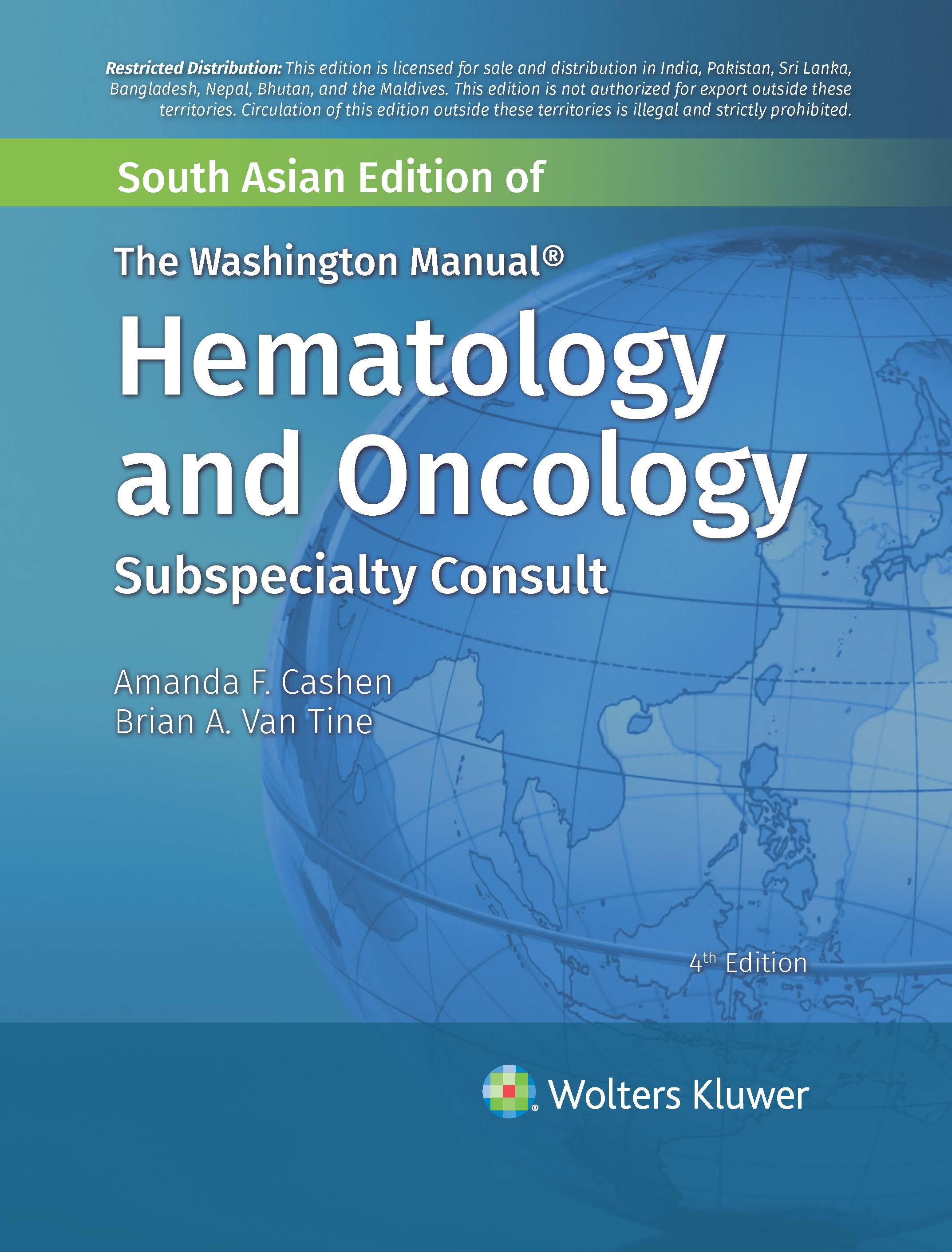 The Washington Manual Hematology and Oncology Subspecialty Consult, 4ed